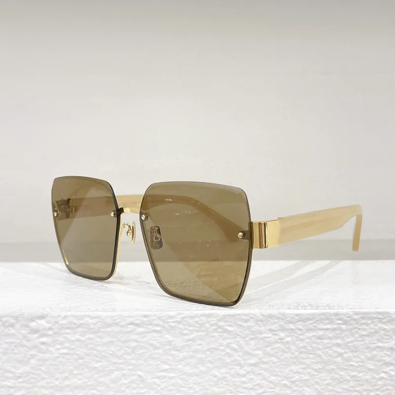 Designer Sunglasses for Women Luxury Oversized Sunglasses Sun Glasses men Frameless Beach Sun Protection Shades 662F