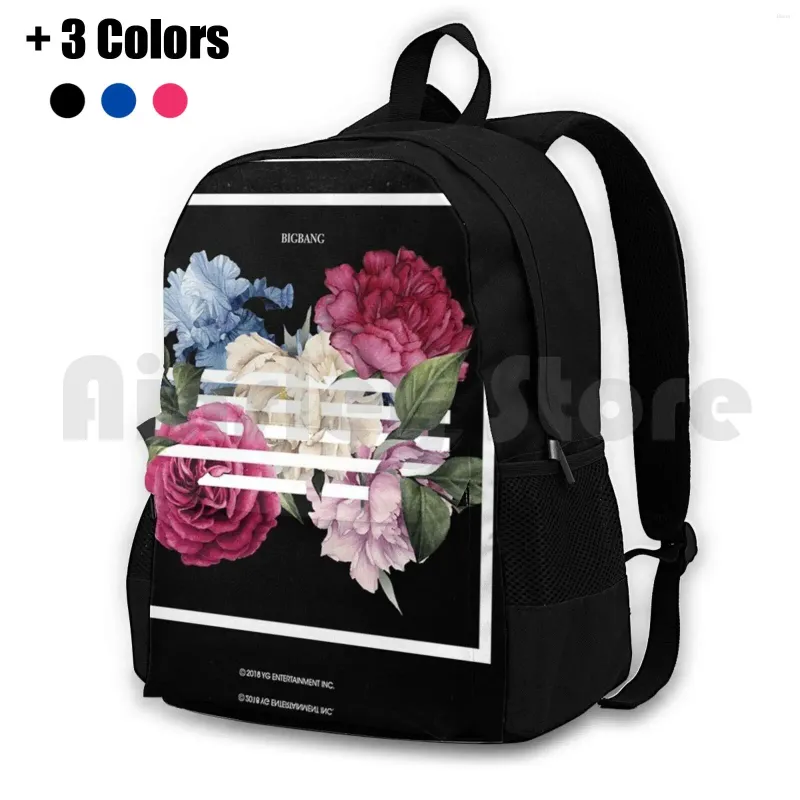 Sac à dos Flower Road Randonnée en plein air Équitation Escalade Sac de sport VIP Flowers K Boyband Musique coréenne