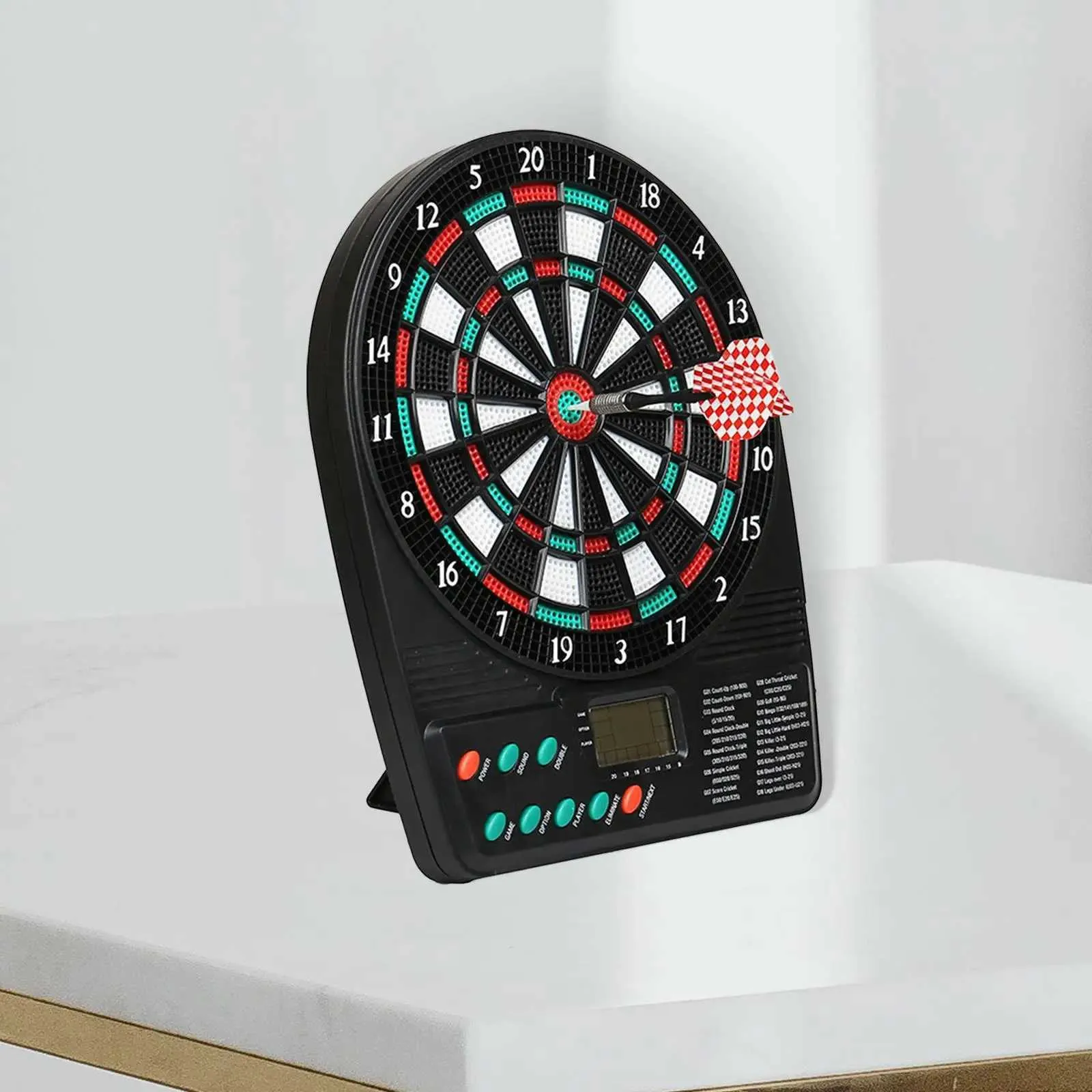 Electronic Dart Board Automatic Scoring with Soft Darts Throwing Game for Adults LCD Display Dart Plate for Outside Lawn