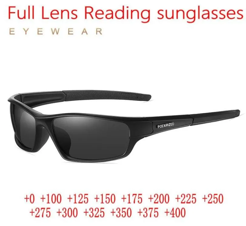 Solglasögon Ultra Light Full Lens Reading for Men and Women Sports Wrap Roat Driving Fishing Running Reader med Diopter NXSUNGLA1692606