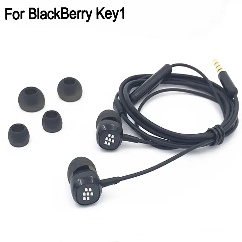 BlackBerry KeyOne DTEK70 DTEK60 DTEK50 HIFI 3.5mmイヤホンイヤホンイヤホンリモートマイク用ブラックベリーキー1気質のセット