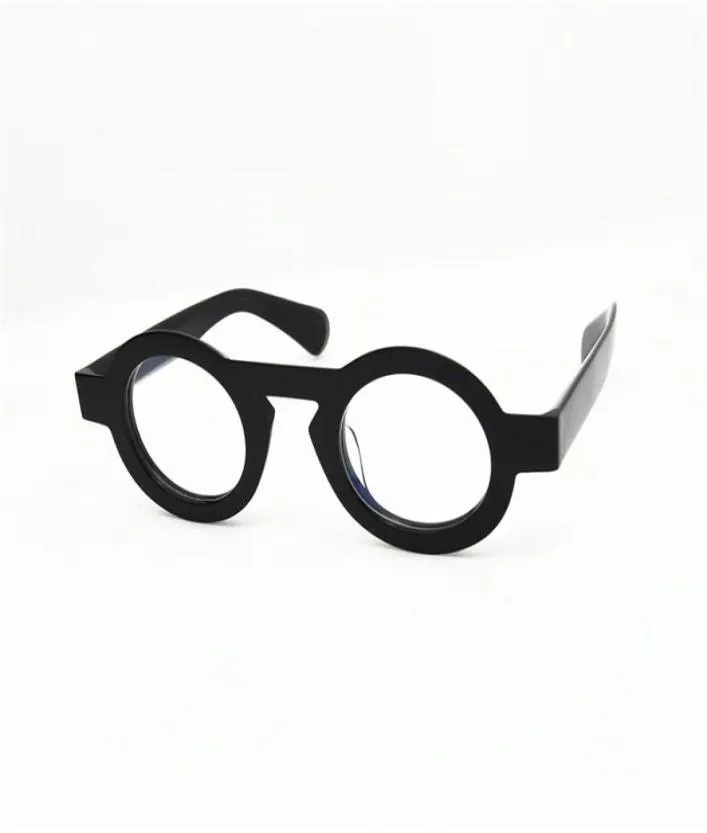 Optische Brillen für Unisex-Retro-84-Stil, Antiblaulicht-Linsenplatte, runder Rahmen, Brille mit Box 4985393