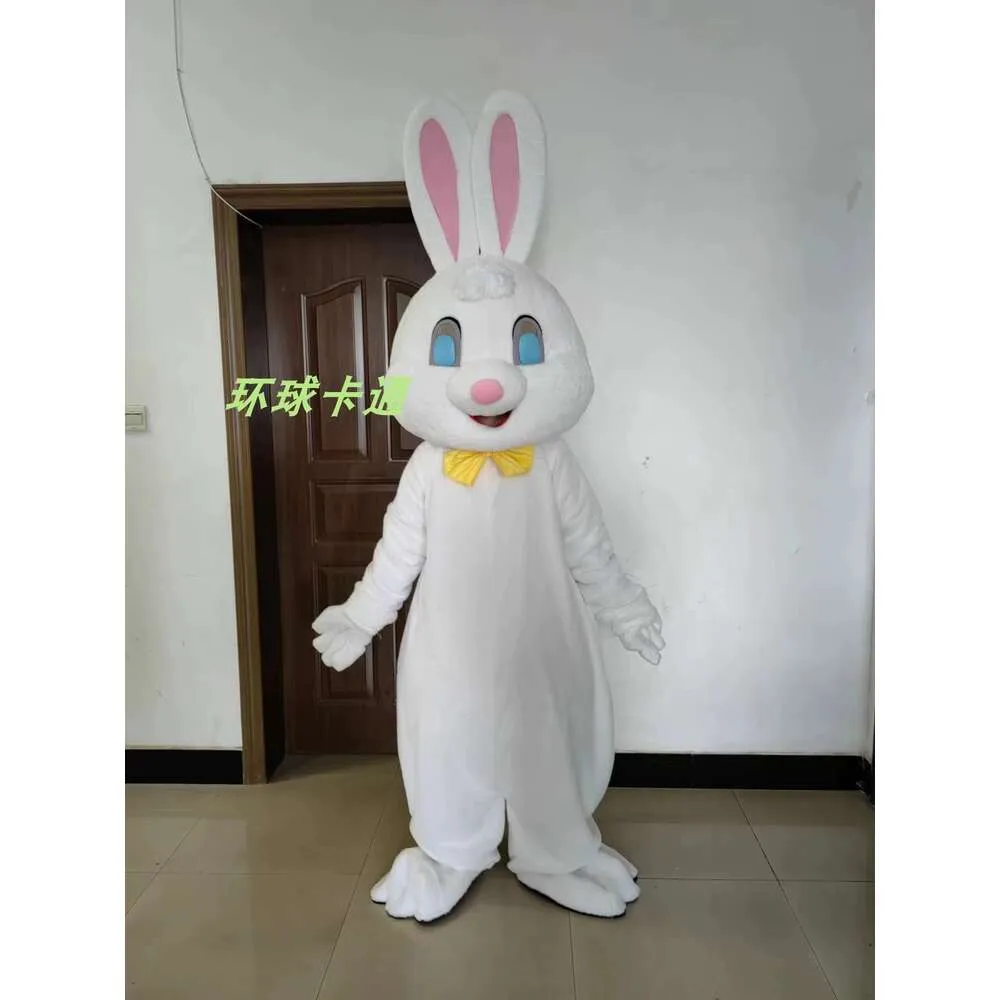 Costumi della mascotte Nuovo costume da mascotte di Halloween in schiuma per adulti moda lepre bianca coniglietto di Pasqua coniglio peluche di Natale