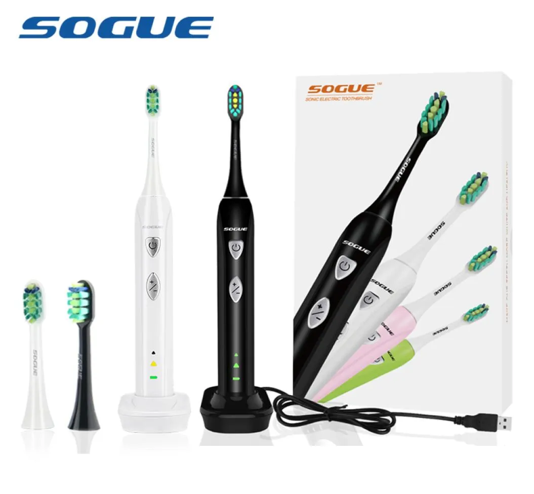 SOGUE brosse à dents électrique moteur Maglev électronique Charge USB 1 support 2 tête de brosse FDA S51 Escova de Dente Eletrica o C181229017398093