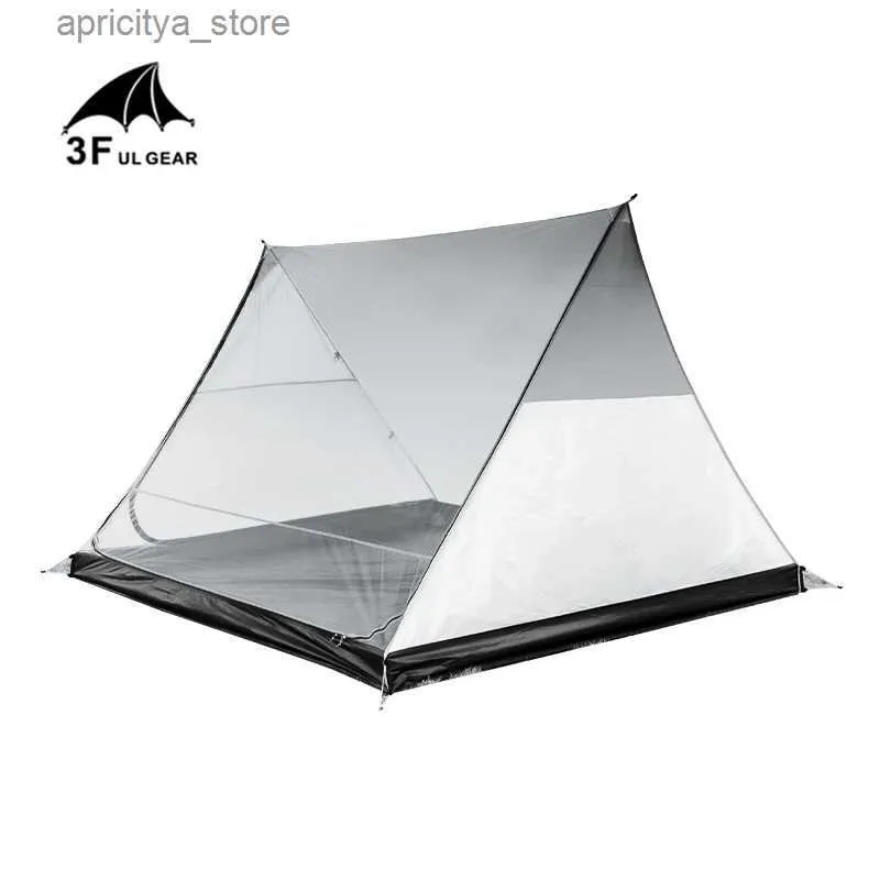 Tentes et abris 3F ul gear Camping extérieur ultraléger 4 personnes 3 saisons intérieur de grande tente sac à dos étanche randonnée 24327