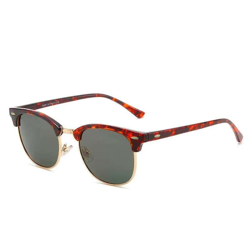 2024 designer óculos de sol homens mulheres ray óculos de sol lente de vidro adumbral óculos uv400 óculos clássico marca óculos masculino óculos de sol armação de metal com caixa