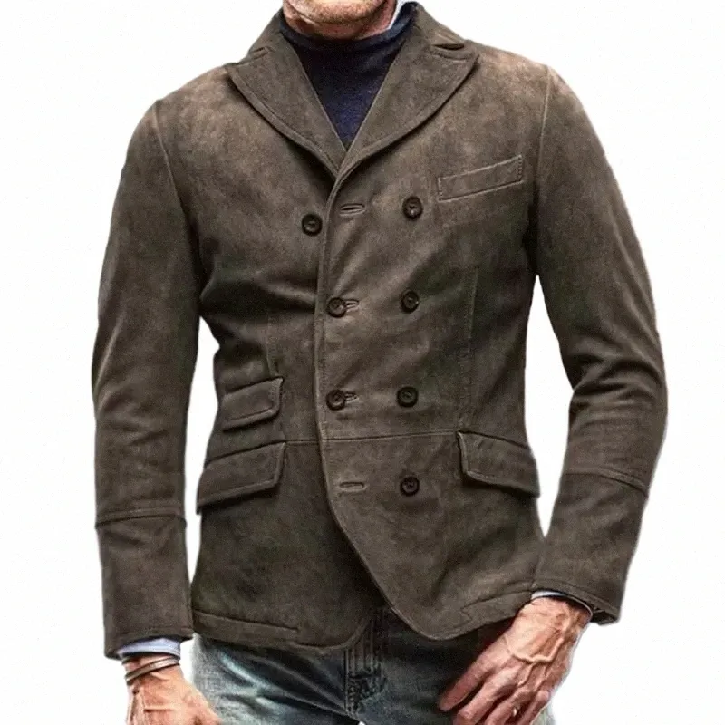 冬の濃厚なウールジャケットの男性コート秋のfiパッチポケットソリッドカラーアウターメンズスタンドカラーバットコートストリートウェアj6tw＃