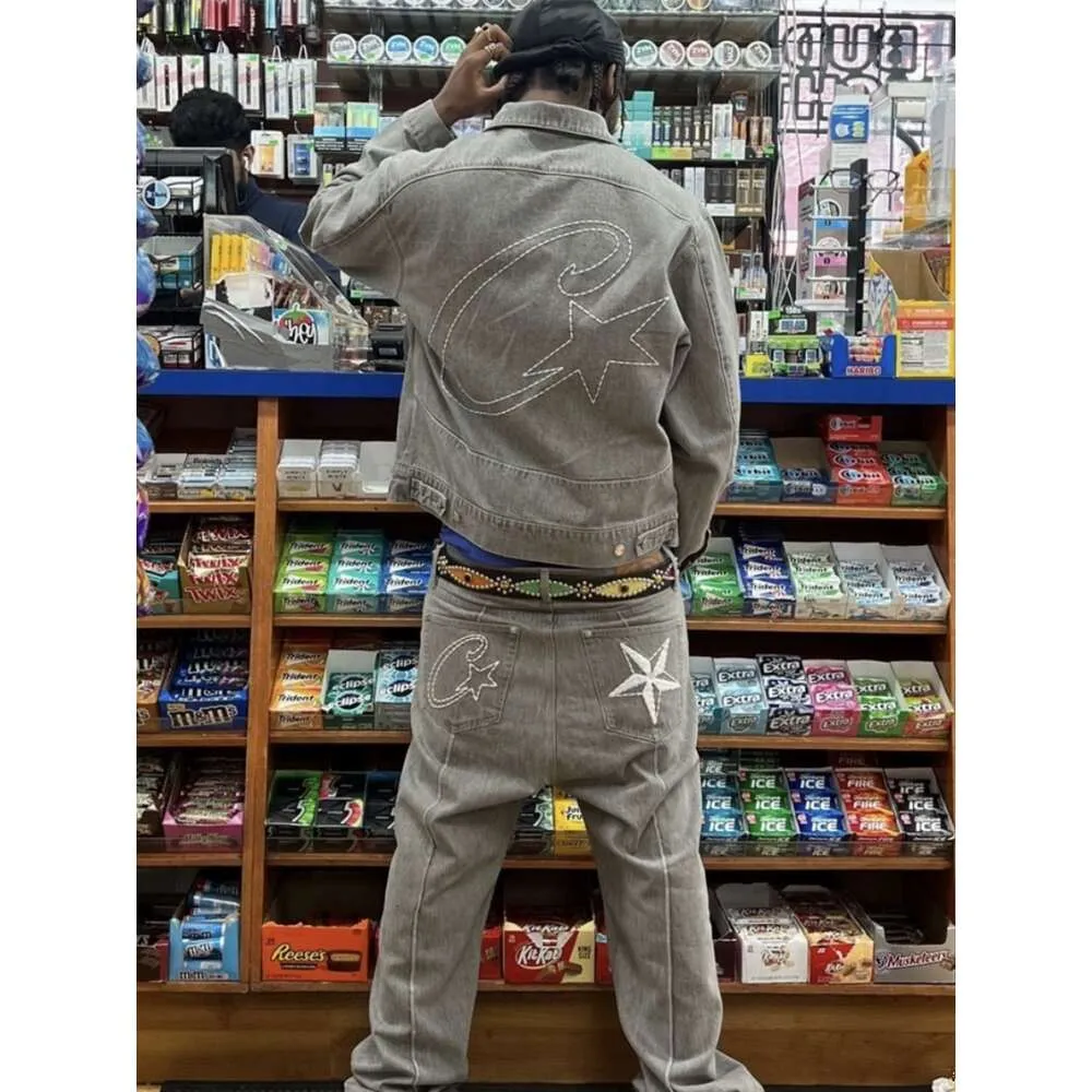 パンツ Corteiz C-Star Denim Shorts Corteiz C-Star Denim Jorts Natural Men's - SS24 - US