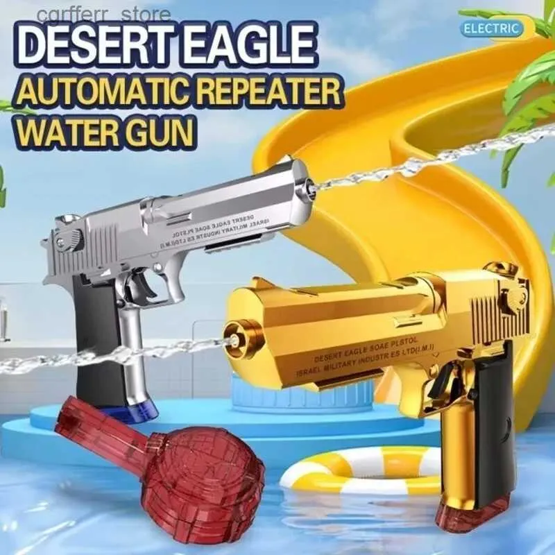 총기 장난감 고용량 전기 물 총기 어린이 장난감 여름 야외 수영장 권총 사격 물 해변 어린이 재미있는 장난감 240327
