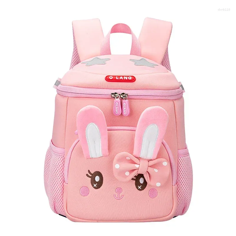 School Bags Cute Cartoon For Ultra-light Backpack Kawaii Kindergarten Bookbag Travel Waterproof Kids Girls 2024 Primary