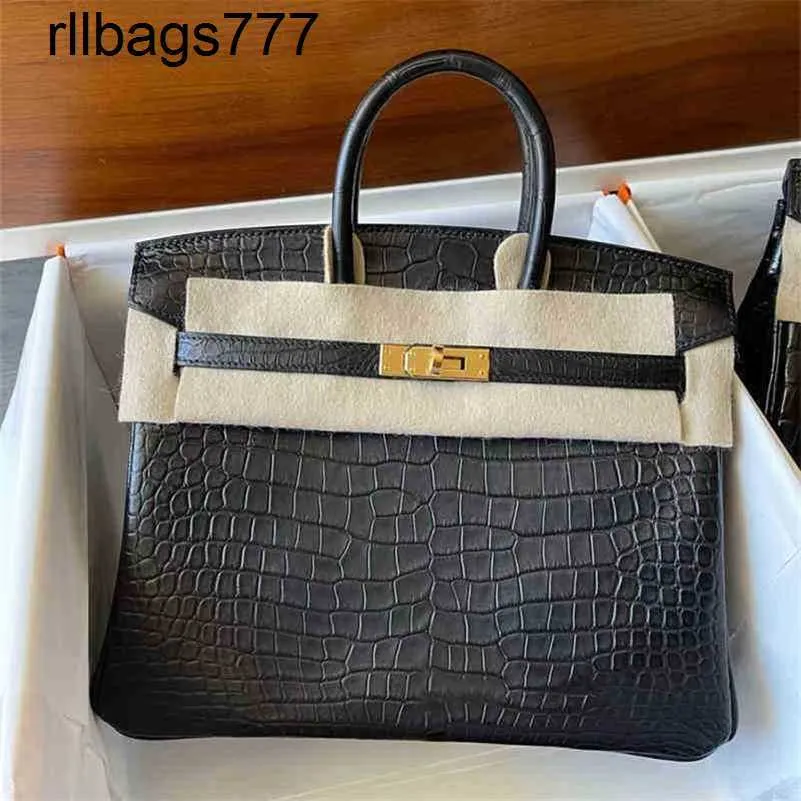 Designer Genuine Leather Bk Handbag Handbags High Sense Crocodile Pattern Platinum Women's Fashion Versatile Messenger