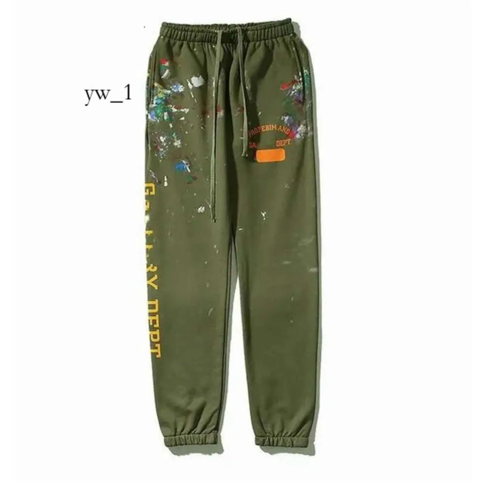 Gallerydept Pant 여성 디자이너 스웨트 팬츠 얼룩덜룩 한 편지 인쇄 남자의 다목적 캐주얼 스트레이트 패션 트렌드 느슨한 편안한 편안한 100%면 바지 5794