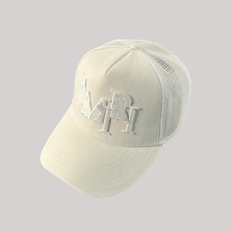 NEWS TRIFTER HAT DESIGANTER Oddychany Słońce Zapobiegaj solidnym kapeluszowi Załączone Czapki Krzyżowane Brim Orange Dome Top Baseball Caps haft HJ086 C4
