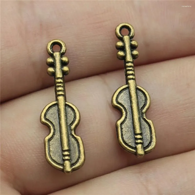 السحر 20pcs 25x7mm لوت لنتائج مطلي برونزية عتيقة