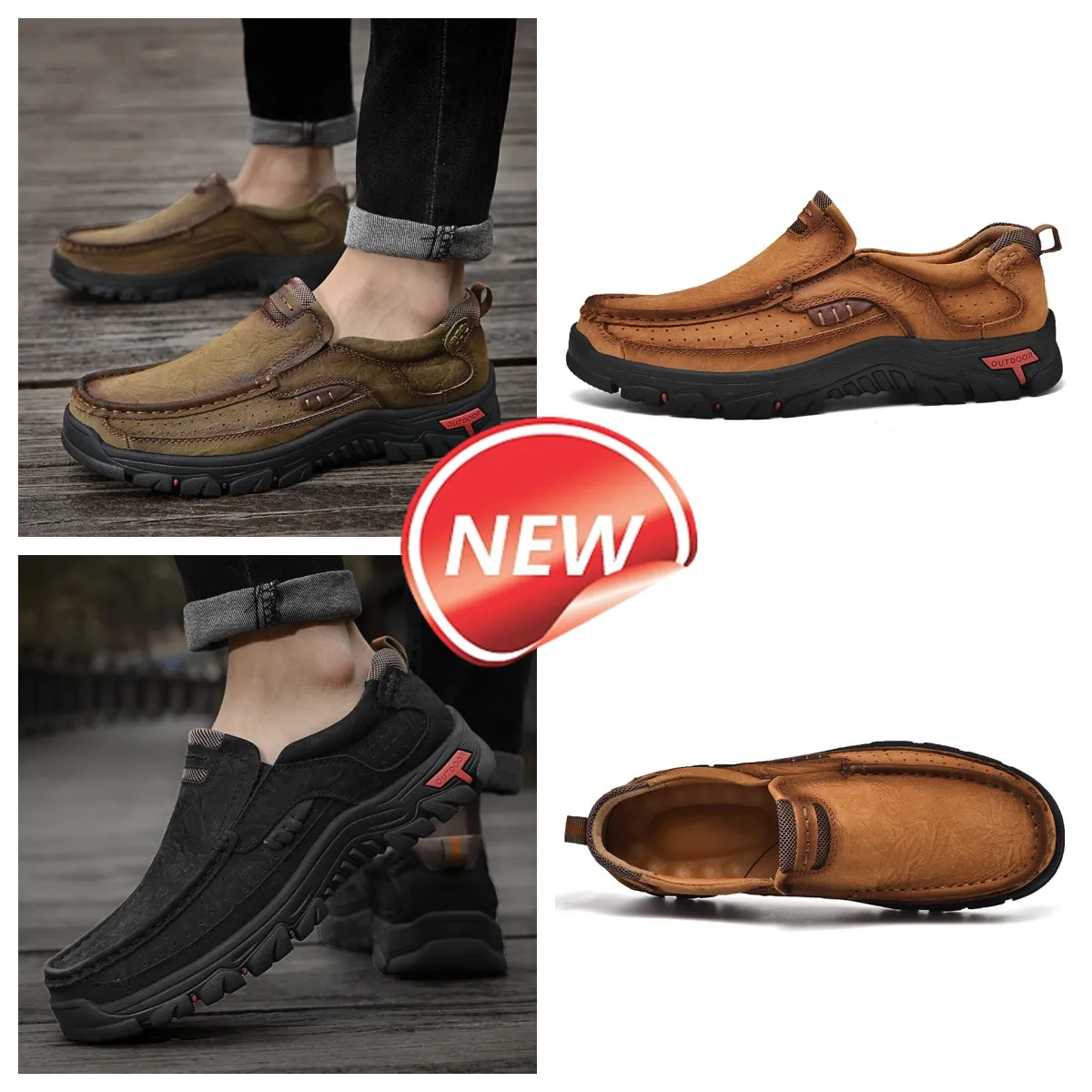 Zomer herenschoenen Zachte dikke zool Outdoorschoenen Designer Hoge kwaliteit Effen kleur Dikke zool Sport Duurzaam Versterkte vrijetijdsschoenen GAI lichtgewicht cool