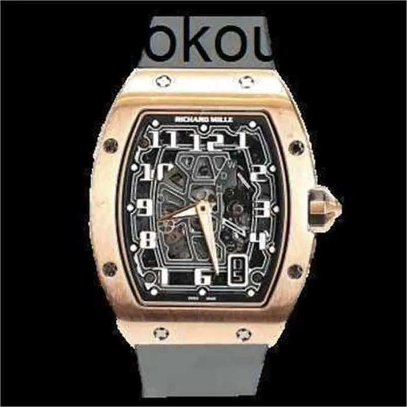 RichasMiers horloge Ys Top Clone Factory Watch Koolstofvezel Automatisch 67-01 Gold Edition Chaining Ultra dunne vezel saffier Schip door FedexJO66WY8SWY8SXTLHVJB1