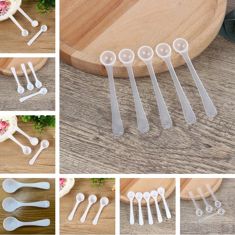 Home Plastic Measuring Spoon for Coffee Milk Protein Powder Kitchen Scoops LT878