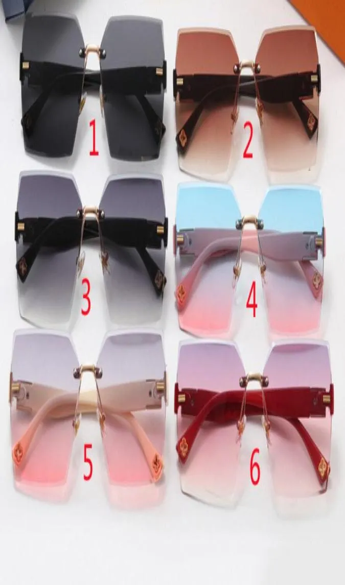 10pcs Summer Kobiety bezszramowe i modne ozdobne okulary przeciwsłoneczne przezroczyste obiekty