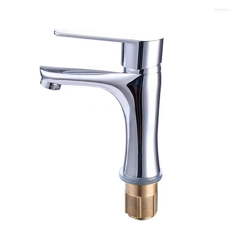 Bathroom Sink Faucets Copper Water Drop Single Hole Cold And Faucet Wash Basin Washroom