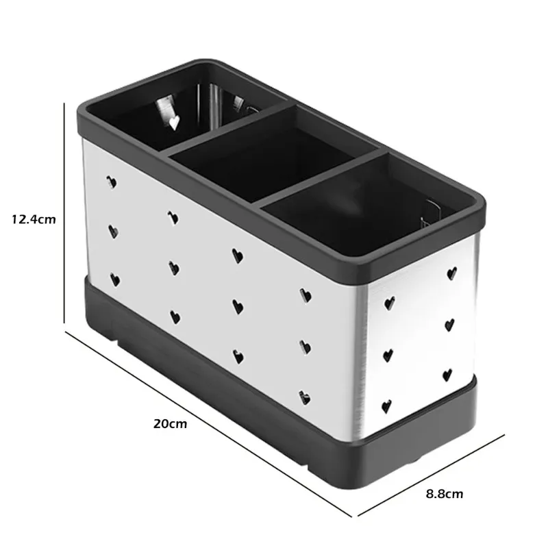 Nouveaux couverts de cuisine Racks de rangement de rangement de vidange porte-cachette de vaisselle cuillère de rangement fourchette de rangement de rangement cage Cage Sauver l'espace