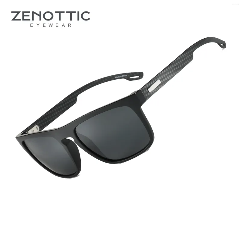 サングラスZenottic 2024 Retro Square PolarizedMen Lightweight TR90 Shade UV400 Protection Fashion Sun Glases ZS3209