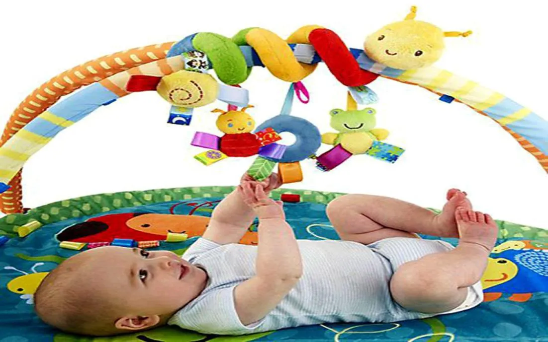 Baby Mobile Crib Music Toy Kid Crib Cot PRAM Ringing Bed Bells Spiral Rattles Toys AN88 LJ2011137235123