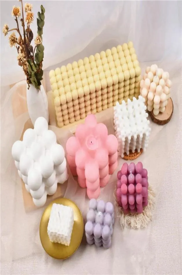 Craft Tools Large Cube Candle Molds 12cm Ball Art Making Silicone Mold Handmade Soap Plaster Mould1146286