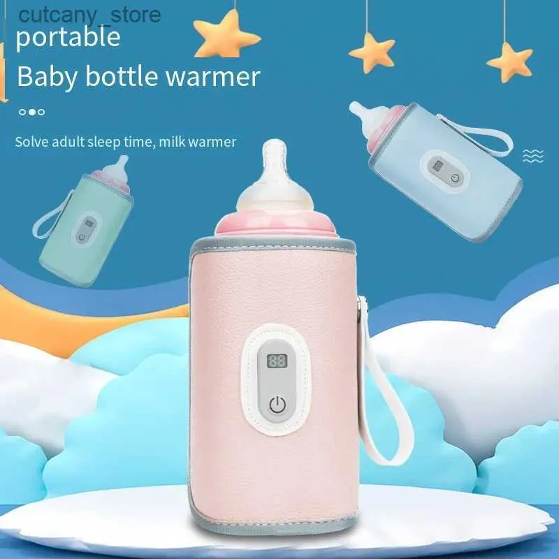 Garrafas de bebê # capa de isolamento para bot de bebê USB portal universal display digital temperatura constante tampa de bot de bebê aquecimento e ajuste L240327