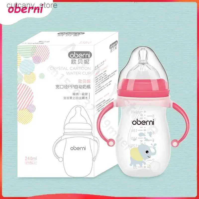 Baby Bottles# Newborn wide caliber PP bottle/240ML300ML large capacity bottle/BPA no bottle/PP anti colic bottle/Used for infants aged 6 months and above L240327