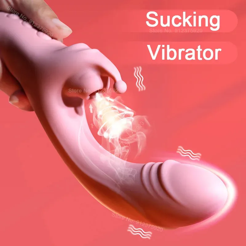 Krachtige Clitoris Zuigen Vibrator Vrouwelijke Voor Vrouwen Clit Clitoris Sucker Vacuüm Stimulator Dildo Seksspeeltjes Goederen voor Volwassenen 18 240320