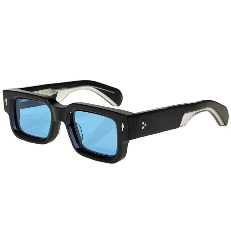 Simple designer sunglasses men beach travel yellow gradient resin lens shades luxury eyeglass vintage rectangle sonnenbrillen leopard goggle fashion ga0125 C4
