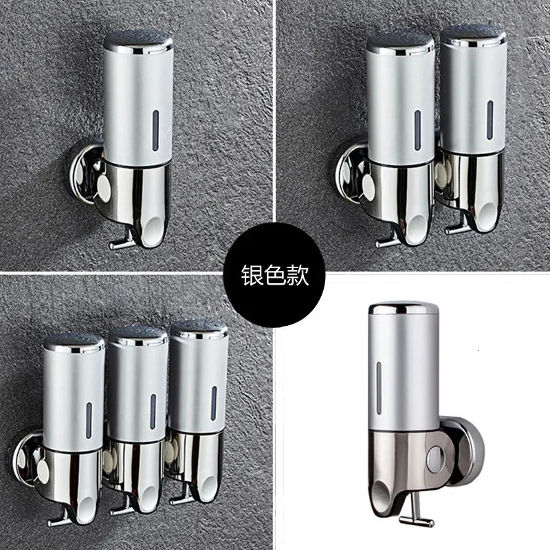 1Pc Handleiding Zeepdispensers Douchegel Waslotion Handdesinfecterend Container voor Thuis Keuken Badkamer Accessoires 240312