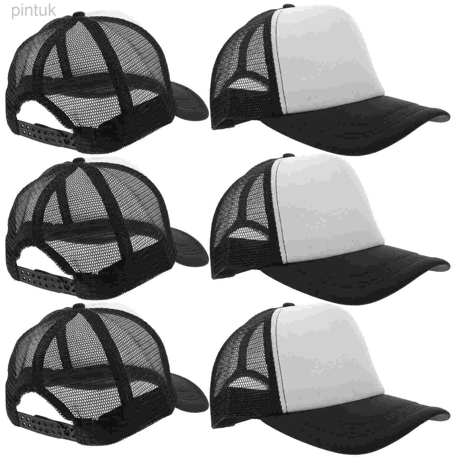Kapity kulowe 10pcs Unisex Outdoor Hat DIY Sublimation Cap puste przenoszenie ciepła DIY Baseball Hat Cap 24327