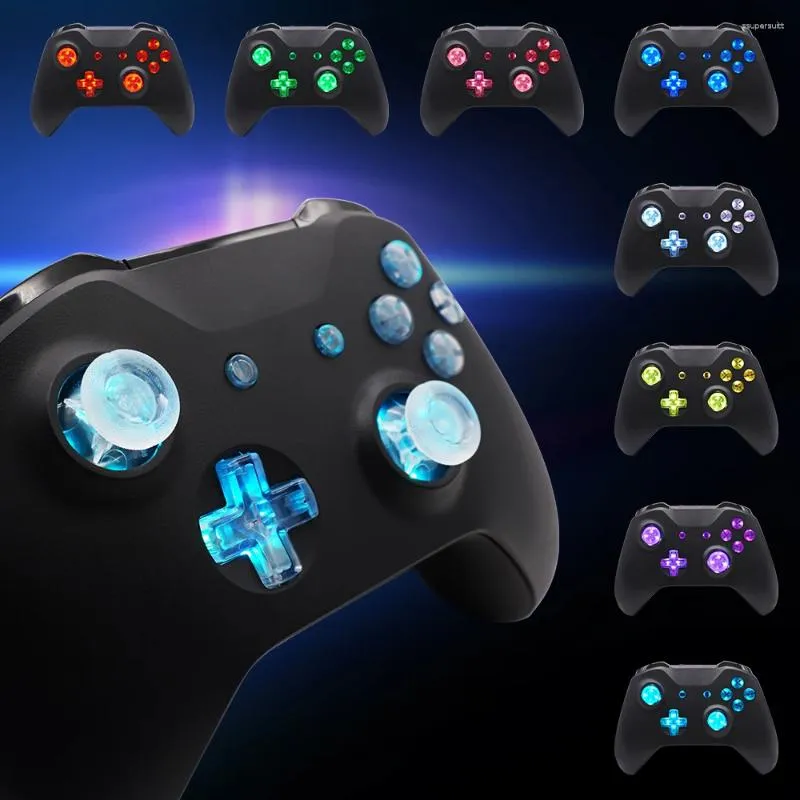 Contrôleurs de jeu, Option de partage de vignette, Kit de panneau de boutons faciaux pour XBOX ONE S, bricolage, contrôleur sans fil, panneau lumineux