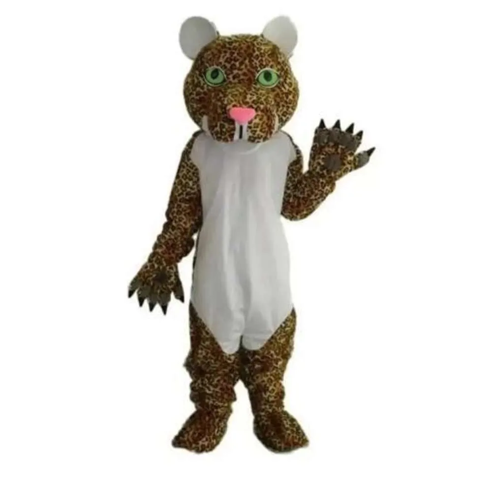 Trajes da mascote trajes da mascote natal halloween leopardo mascote dos desenhos animados de pelúcia fantasia vestido traje da mascote ukk