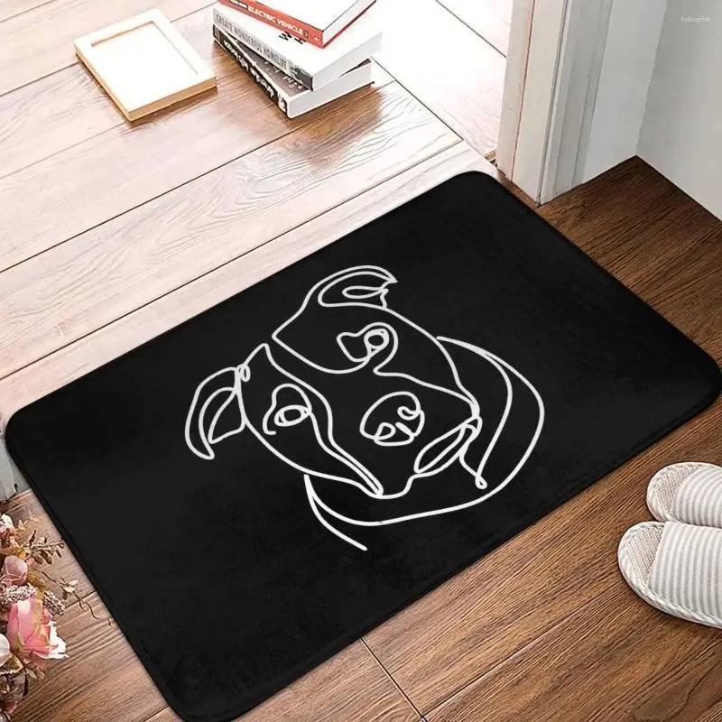 Carpets Line Hund Doge rutschfester Teppich, niedliches Gesicht, Fußmatte, Schlafzimmer, Badematte, Willkommensteppich