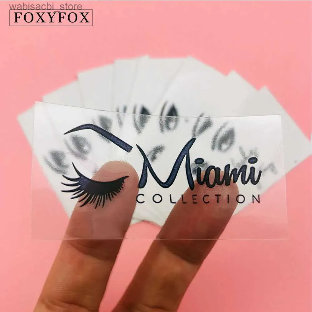 Falska ögonfransar Foxyfox grossistklistermärken Privata etiketter Fake Eyelash Packaging Box Eyelash Packaging Box Custom 3D Mink Eyelash Box24327