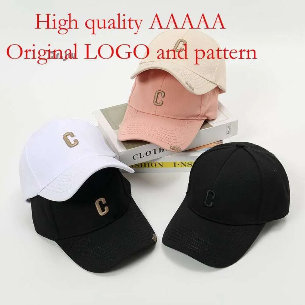 2024 New Casual Versatile C-letter Embroidered Baseball Women's Big Head Scarf High End Feeling Face Small Hat