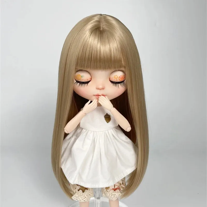 Perruque de poupée BJD en mohair : cheveux courts rose/doré, tailles SD 1/3 1/4 1/6 MSD - France Perruque de poupée BJD en mohair : cheveux courts rose/doré, tailles SD 1/3 1/4 1/6 MSD - France