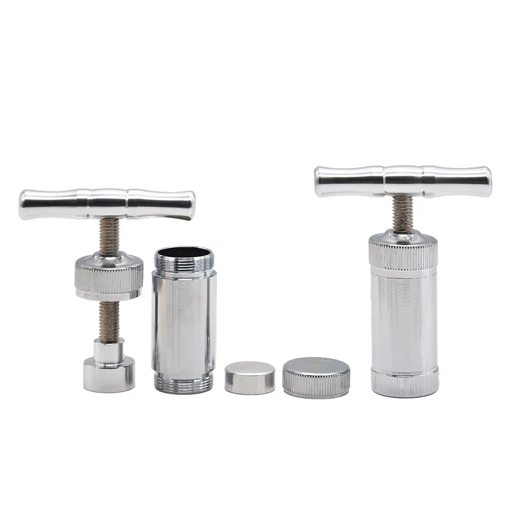 Smoking Accessories Metal Pollen Press Presser Compressor Cream Whipper Tool for herb Cigarette Hookah Bubbler wax dry vaporizer water