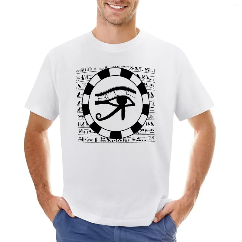 Men's Polos Eye Of Horus T-Shirt Kawaii Clothes Edition Boys Whites Sweat Men Graphic T Shirts