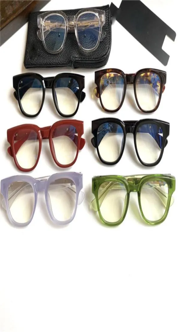 Vintage lenzenvloeistof ontwerp CHR bril Steampunk vierkant frame stijl mannen transparante lens heldere bescherming brillenCUNTVOL3971702