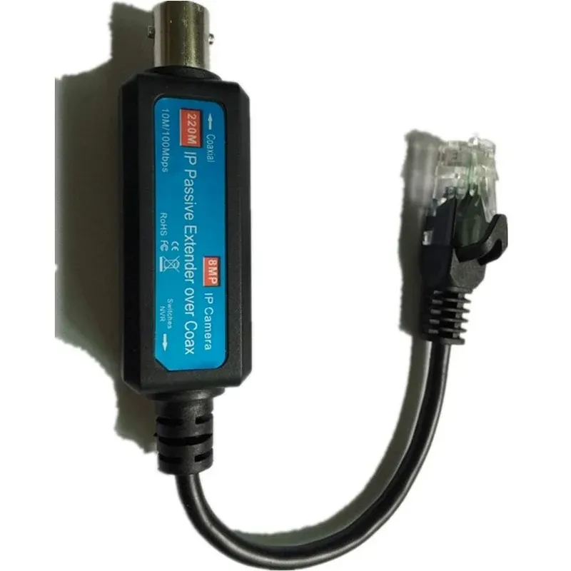 1 coppia IP Camera Ethernet Twisted Extender Passive Trasmettitore Cavi coassiali la telecamera IP Accessori NVR