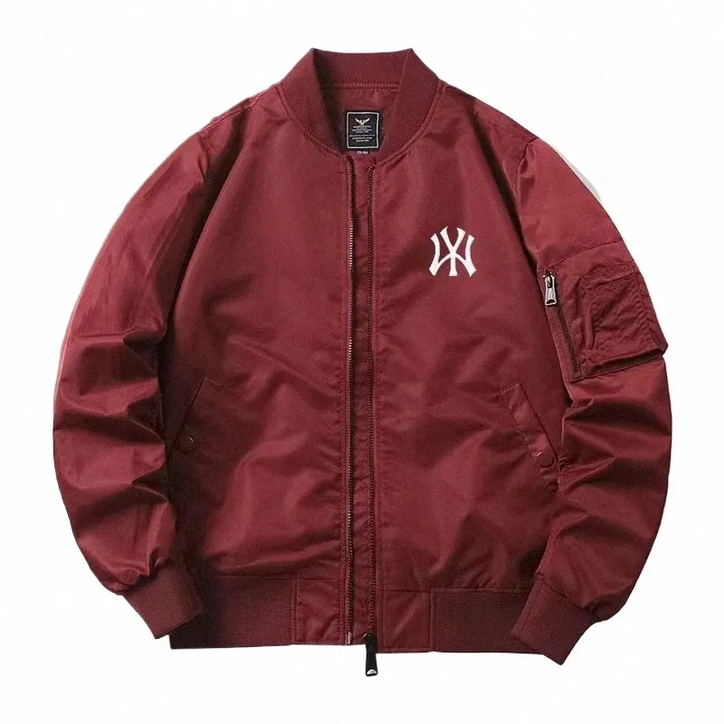 flygjacka män 2023 Autumn and Winter New Plus Cott Thatte Tide Brand Baseball Jacket Par Leisure Coat 85QB#