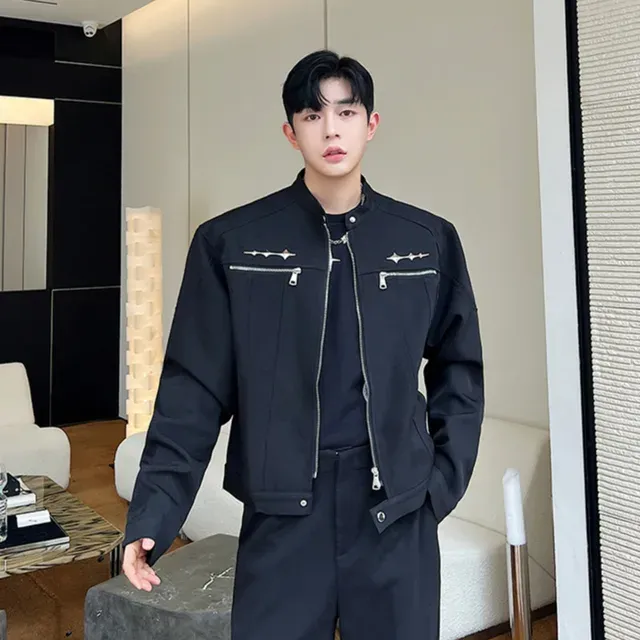 DHgate.com:Mens Short Winter Coat with Metal Decorative DHgate.com:Mens Short Winter Coat with Metal Decorative
