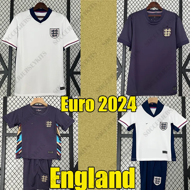 İngiltere Kit 24 Gömlek Bellingham Futbol Formaları Saka Foden Rashford Sterling Grealish İngiltere Top Kane Erkek Kadın Çocuk Futbol Kitleri Euro 2024