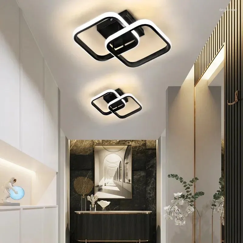 Ceiling Lights Modern Led 3 Colors Temperature Switchable Light Aisle Lamps Fixtures Living Kitchen Bedroom Hallways