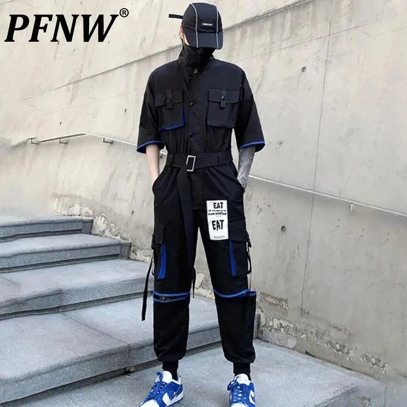 سراويل الرجال pfnw tactcial rompers cargo high street streetwear tide tide roound mustried mopicets techwear الأزياء الأزياء 12A1644