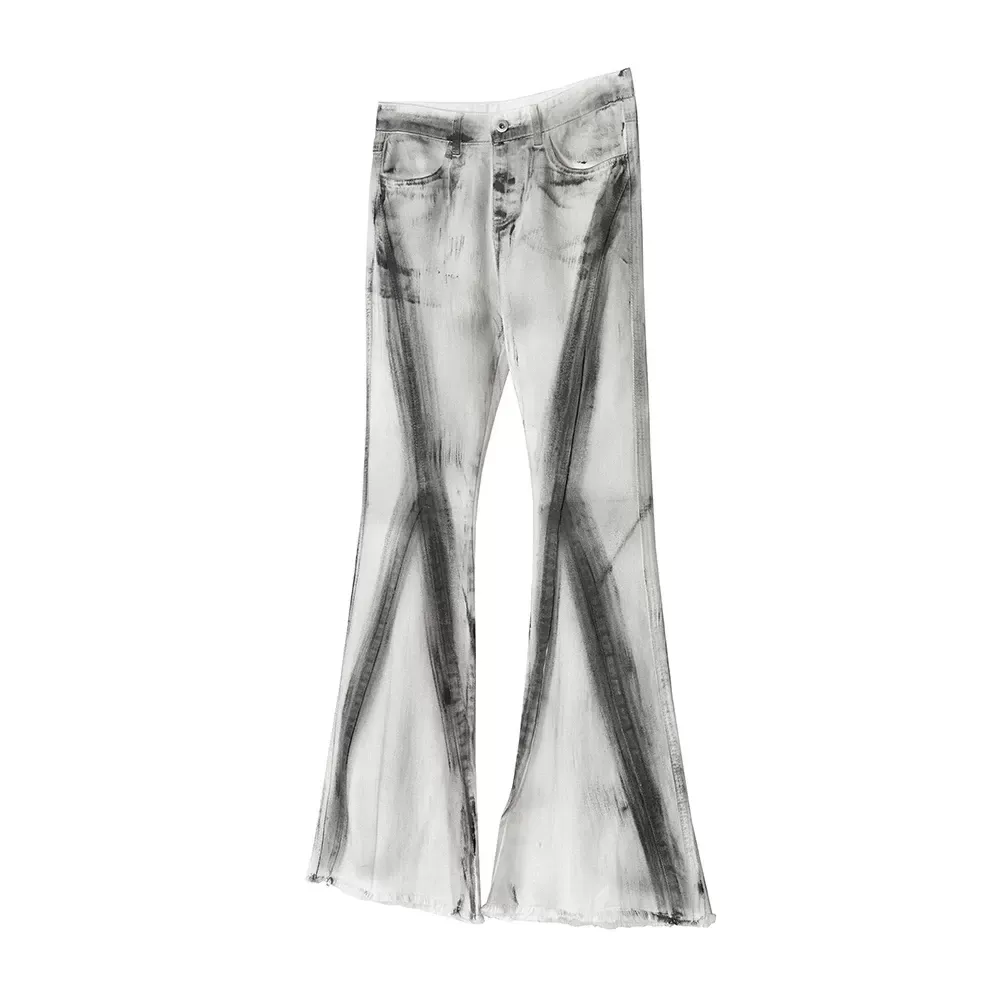 DHgate.com:Y2K Baggy White Jeans for Men Women, Gradient DHgate.com:Y2K Baggy White Jeans for Men Women, Gradient