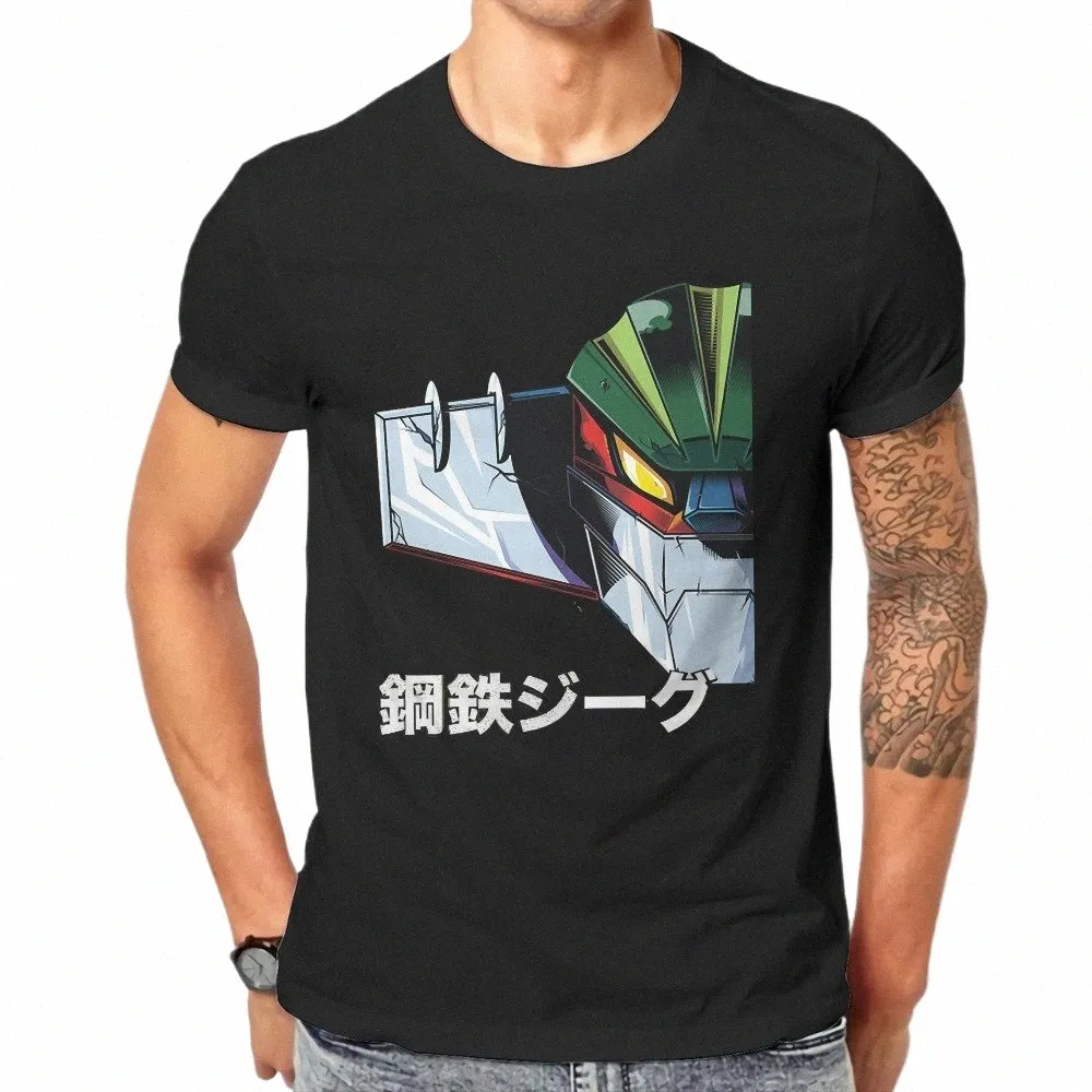 Mechas 02 Staal Jeeg Robot T-shirt Klassieke Gothic Hoge Kwaliteit T-shirt Losse O-hals Mannen Kleding b8Nc #